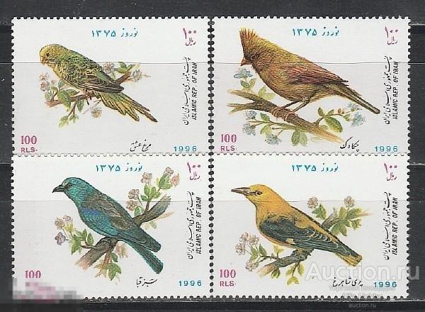 Иран, 1996, Птицы, 4 марки 