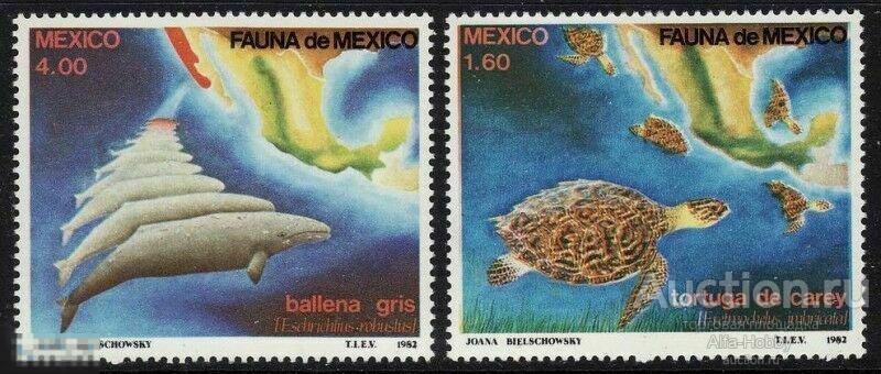 Мексика, 1982, Морская Фауна, 2 марки 