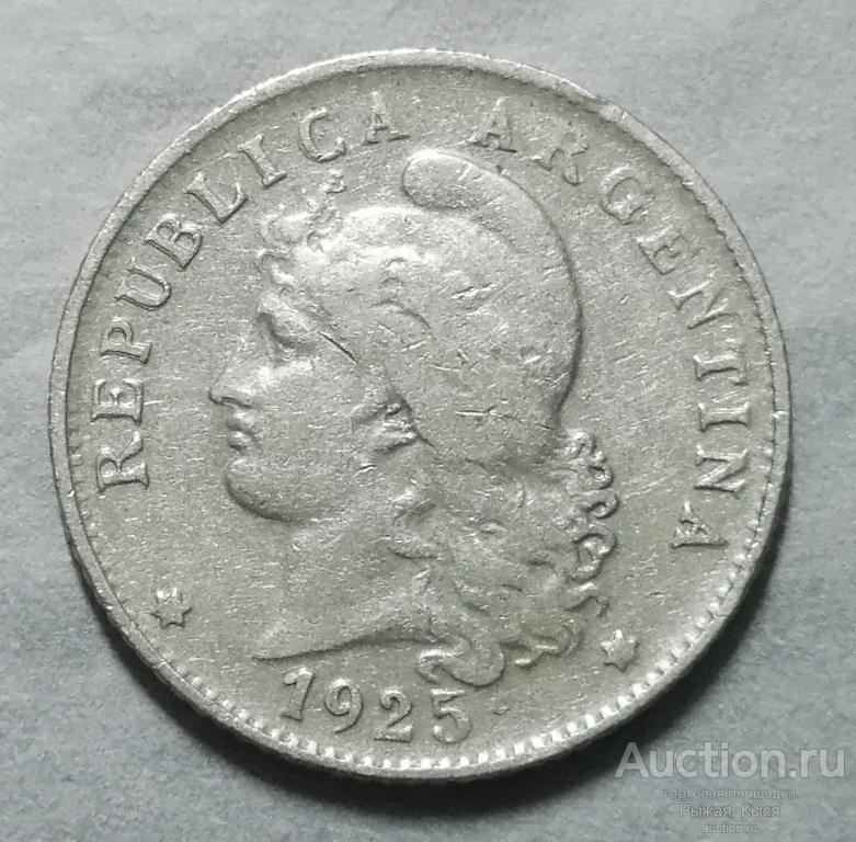 Аргентина 20 сентаво 1925 года (89806)