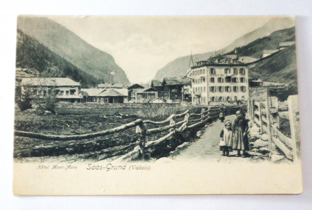 Открытка. Hotel Mont-Moro. Швейцария. 1917 г . (о-21)