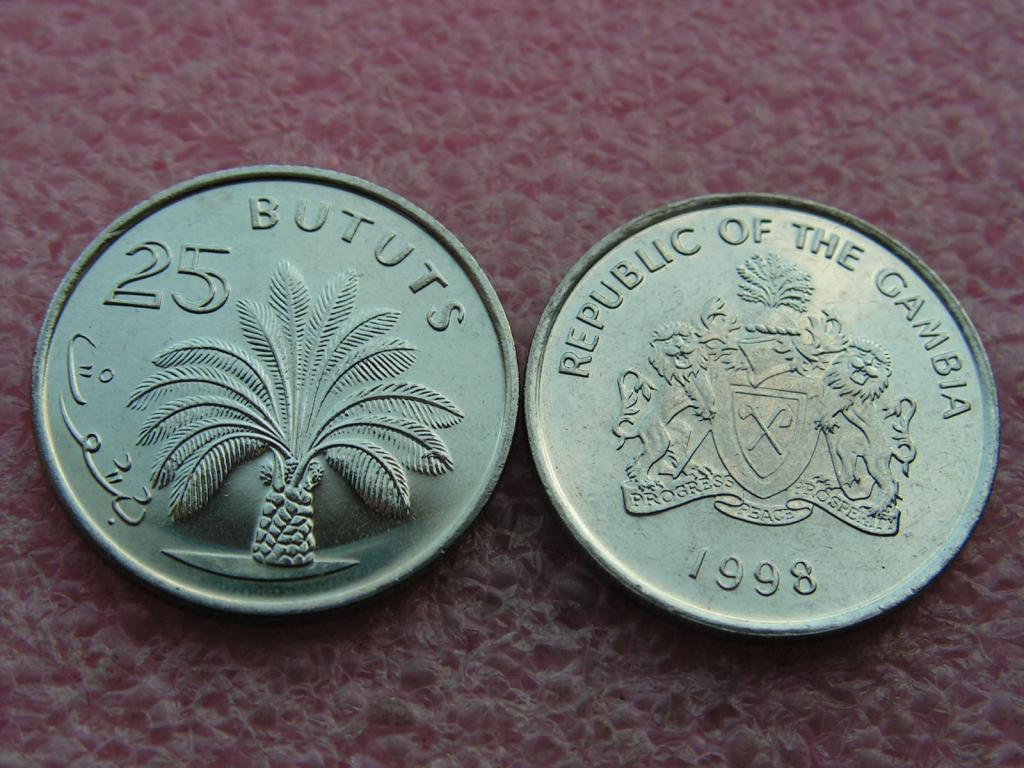 Гамбия 25 бутут 1998 unc