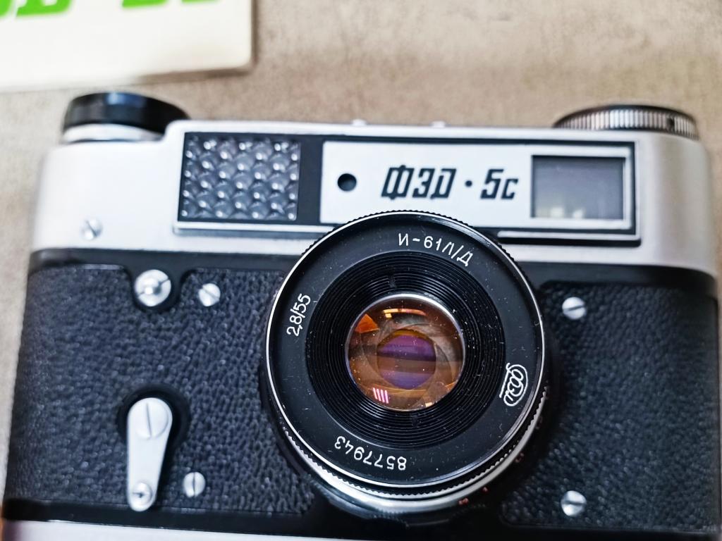 ФЭД-5С фотоаппарат руководство по эксплуатации. Коробка .Состояние нового.