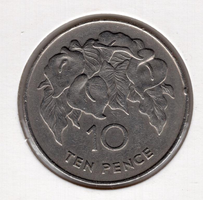 10 пенсов - Острова Святой Елены и Вознесения - 1984