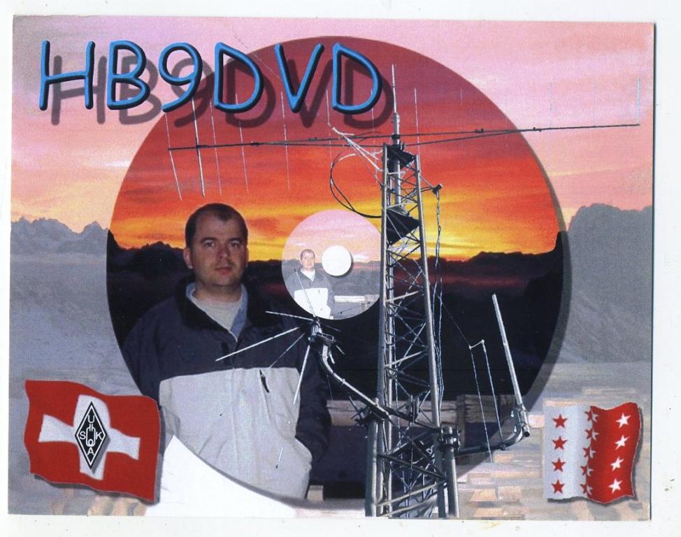 Карточка радиообмена QSL - Швейцария 2003 год  (РК-31)-28