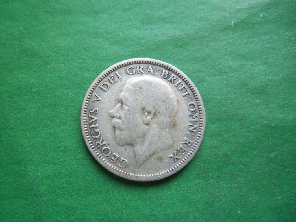 Великобритания 1 шиллинг 1932 г.,серебро.