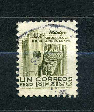 Мексика. Археология. Археологические объекты в Мексике. Стандарт. 1953-1970. гаш