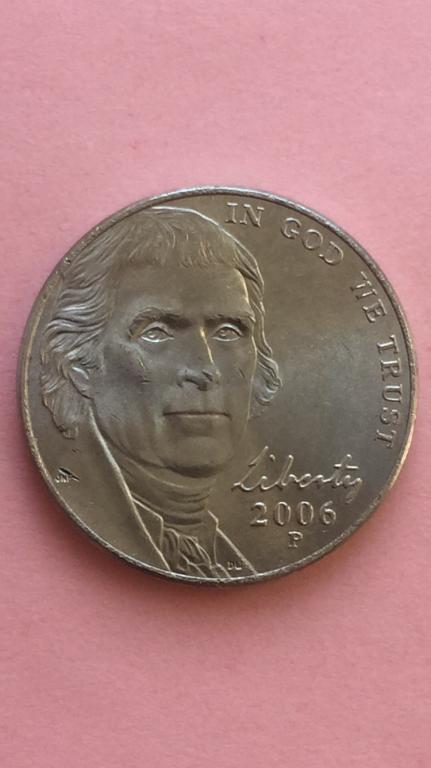 США 5 центов 2006 P unc