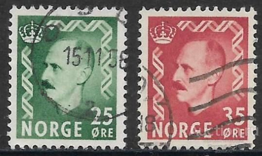 Норвегия. 1956. Король Хокон VII (1950-1957). U.