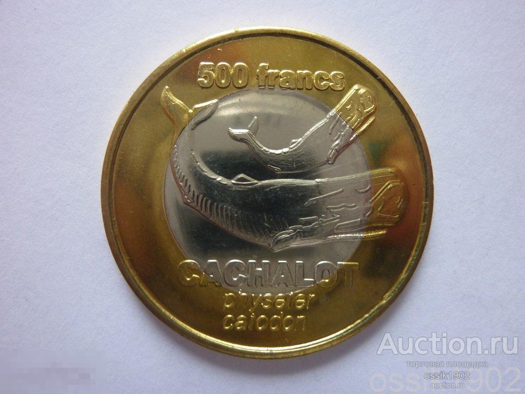 NEW!! Земля Адели. 500 франков 2011г. Местная фауна. АНЦ. ОРИГИНАЛ! NIJ