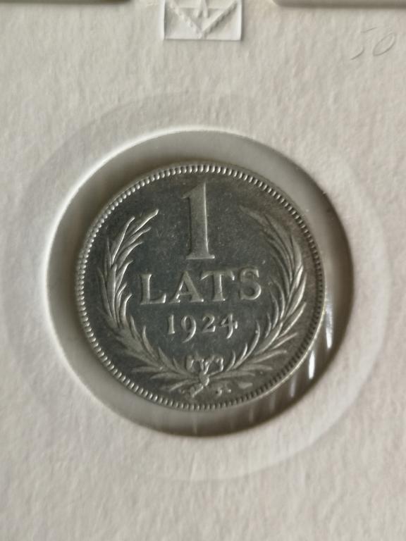 1 лат 1924 год. Латвия.