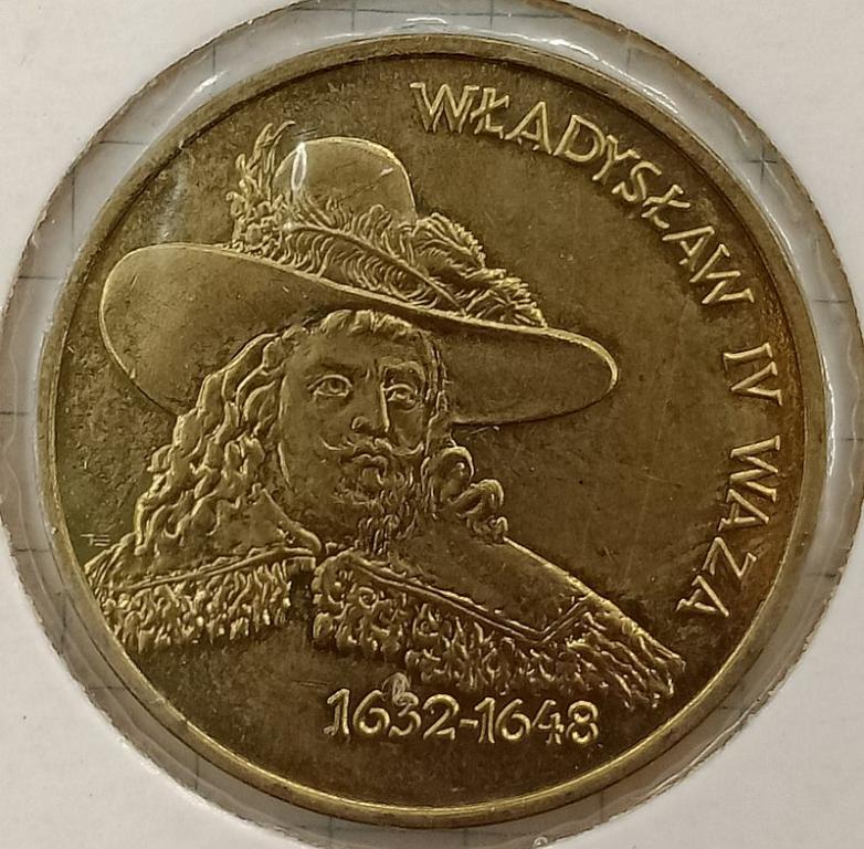 2 злотых 1999 Польша - Владислав IV Ваза (1632-1648) (024390)