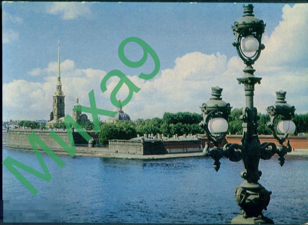 1974 ДМПК XI-3758 Ленинград Петропавловская крепость Река 