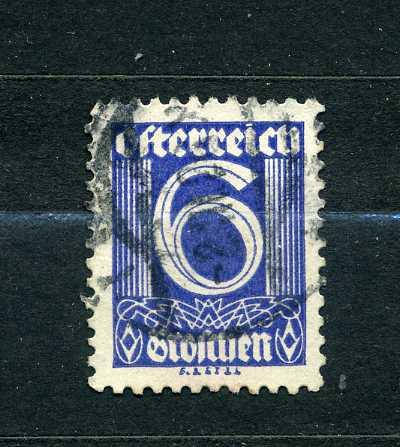 Австрия. Стандарт. Цифры. 1 марка. 1922/25