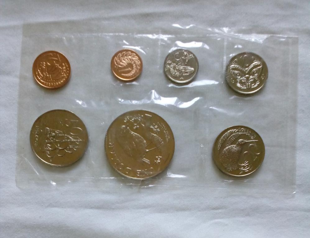 Новая Зеландия набор 7 монет 1984 UNC