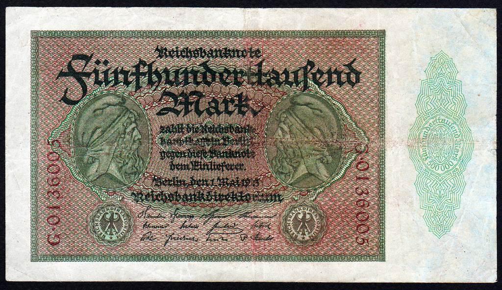 Германия 500000 марок 1923 г...Берлин