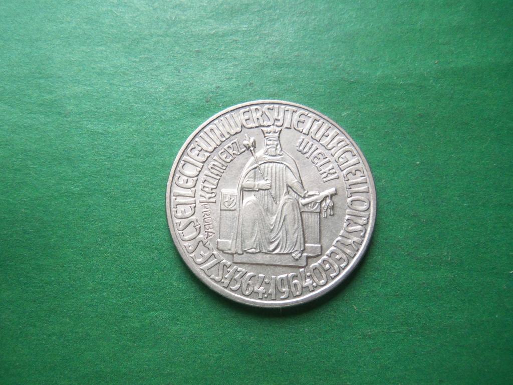 Польша 10 злотых 1964 г. "Казимир Великий". PRÓBA.