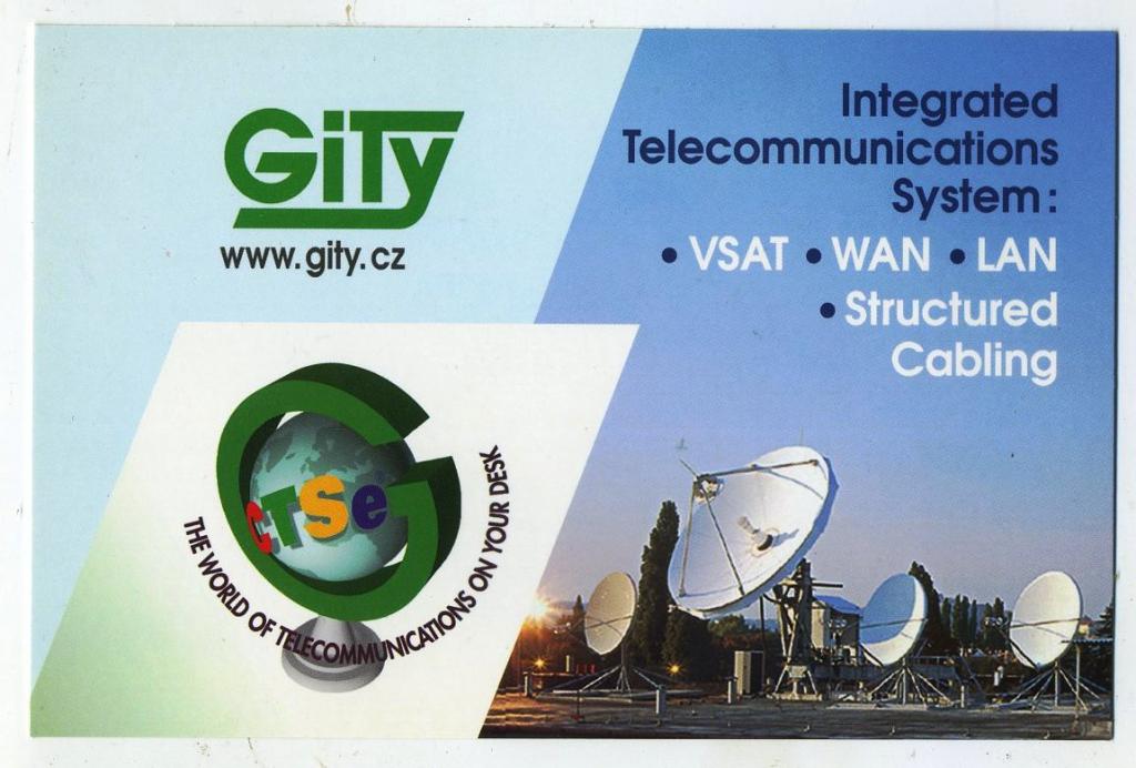 Карточка радиообмена QSL - Чехия 1999 год  (РК-1)-30