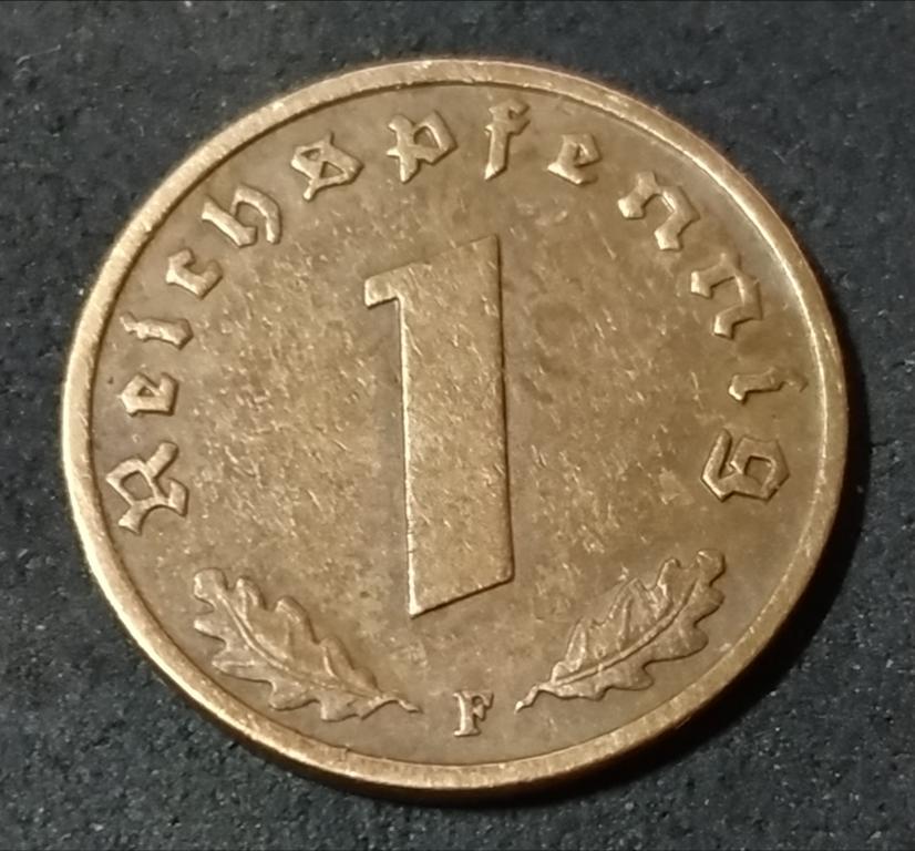 1 рейхспфеннинг 1937 Третий Рейх