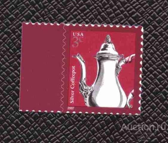 США     чистая  2007  год  самоклейка           №  4507
