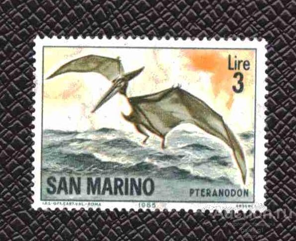 Сан - Марино    чистая   1965  год  фауна      №  3035