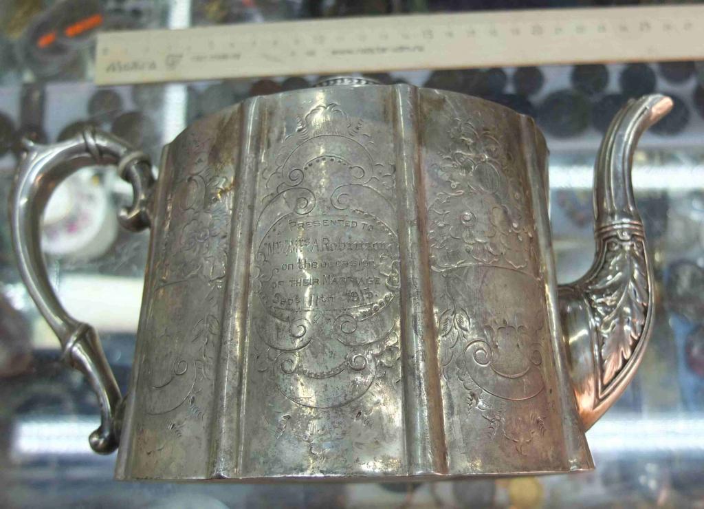 английский чайник, серебрение, 1915 год