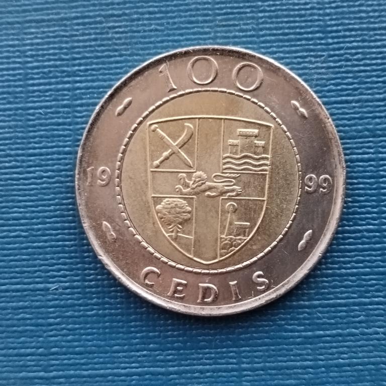 Гана 100 седи 1999 год  лот 2