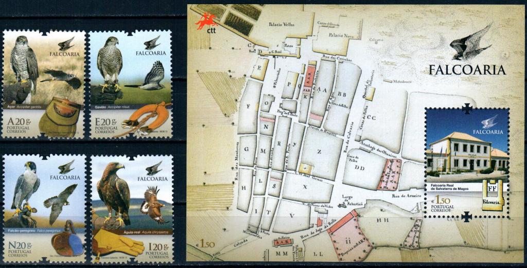 Португалия 2013 хищные птицы, MNH