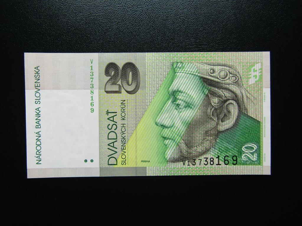 Словакия - 20 крон 2006г. UNC.