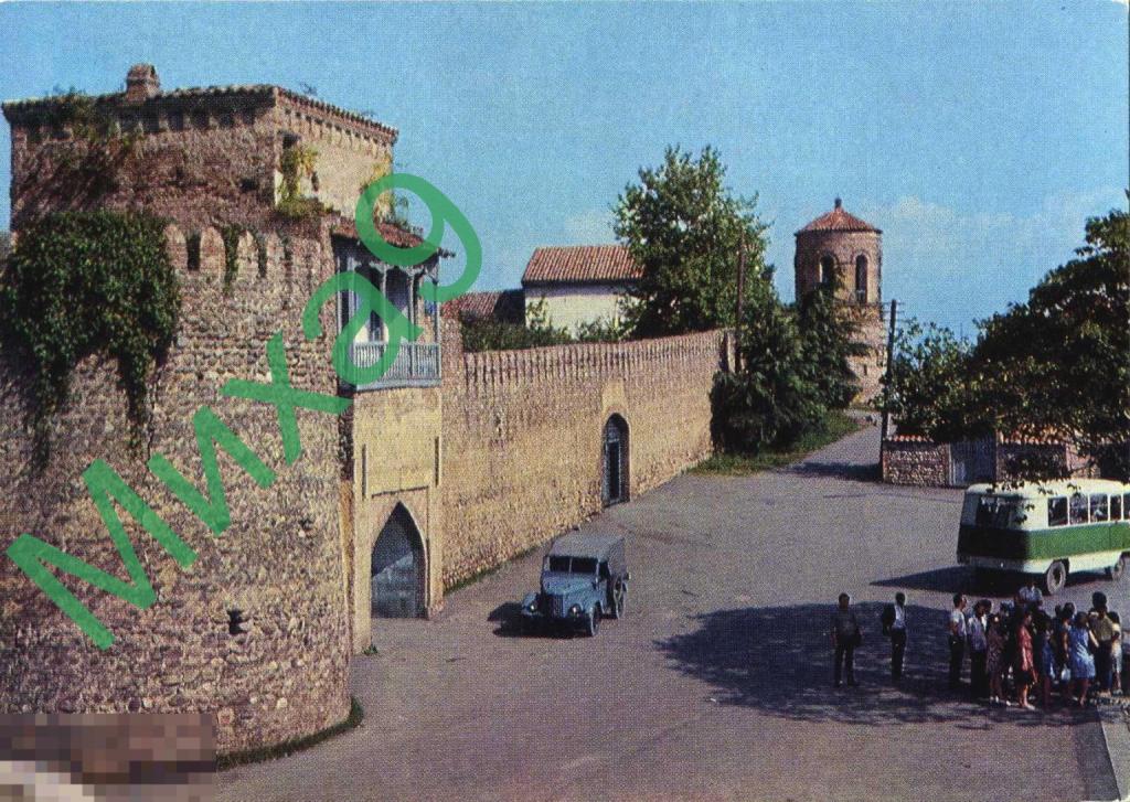 1975 ДМПК XI-4752 Грузия Телави Крепость Автомобиль 