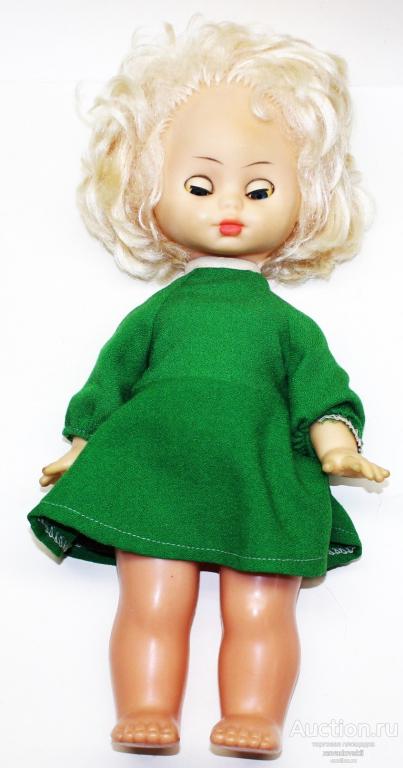 Кукла старая, времен СССР, музыкальная(?).