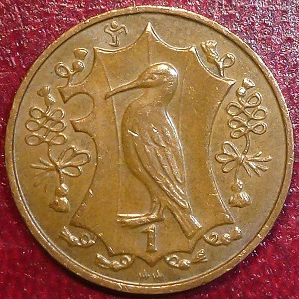Мэн 1 пенни 1985 года. AA.