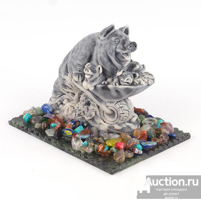 Сувенир ХРЯК С ПОРОСЯТАМИ AZY-9346