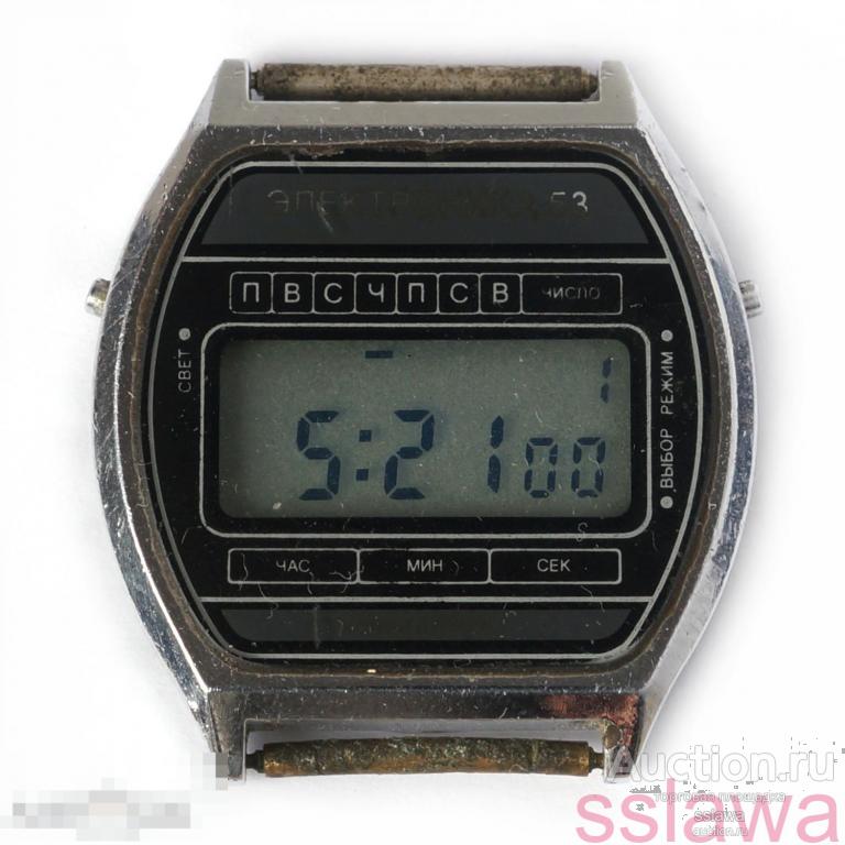 53 vintage soviet USSR Digital LCD watch Electronika Z423006.41 Auction.ru sslawa. 293069284706328