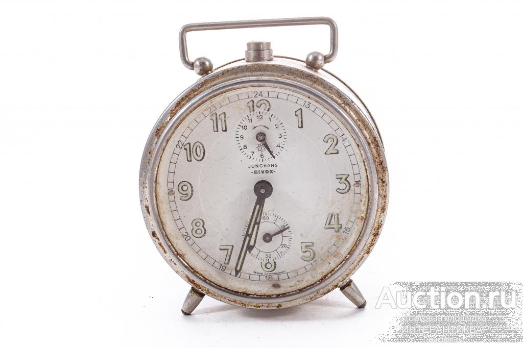 Часы-будильник механические винтажные BIVOX JUNGHANS 23АБ0119