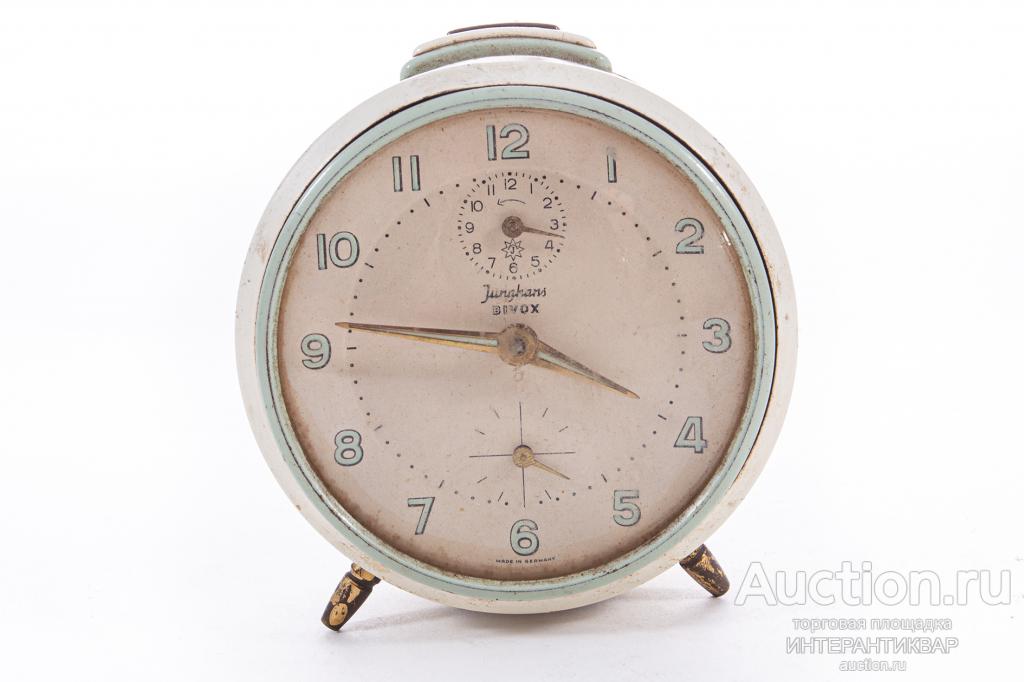Часы-будильник механические винтажные BIVOX JUNGHANS 23АБ0128