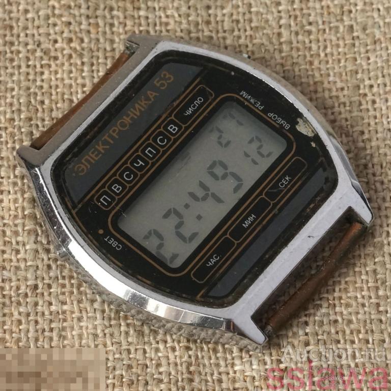 53 vintage soviet 1980s USSR Digital LCD watch Electronika N569.49 Auction.ru sslawa. 293095229772756