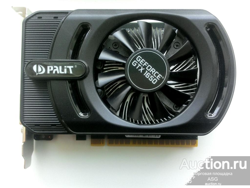 Видеокарта Palit GeForce GTX 1650 StormX, GDDR5, 128 bit, (Б/У)