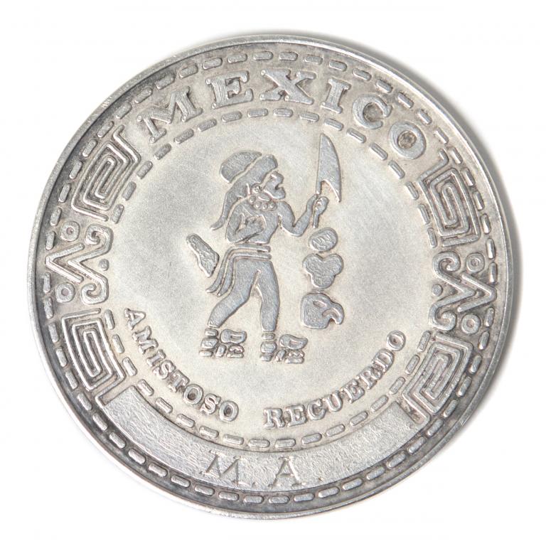 Медаль На память от Департамента по туризму Мексики