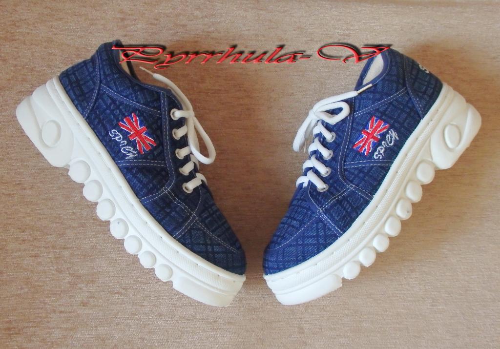 Джинсовые кеды Spicy. Новые! 36,5 - 37 р.