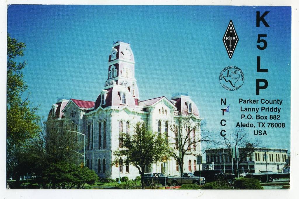 Карточка радиообмена QSL - США, Иллинойс, Аледо 2001 год (РК-20)-4