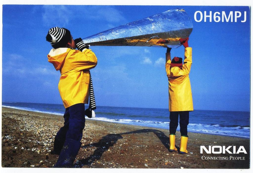 Карточка радиообмена QSL - Финляндия, Оулу 1998 год (РК-20)-16