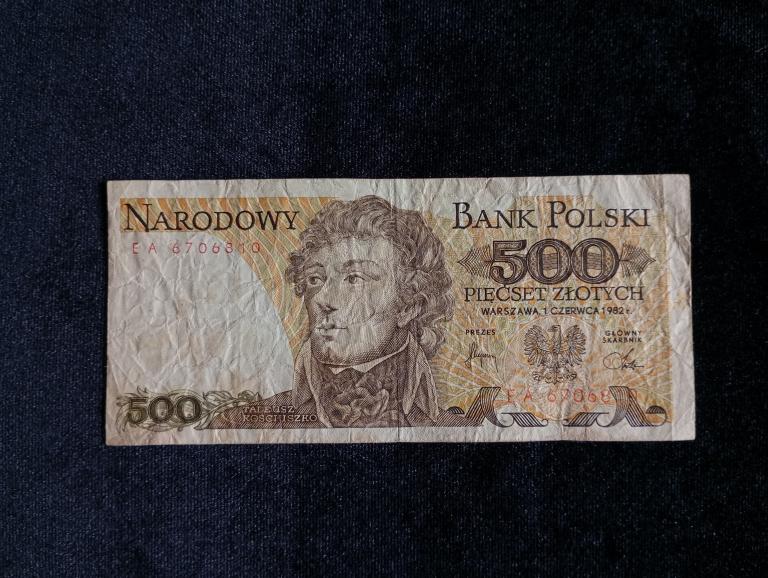 Польша 500 злотых 1982 года