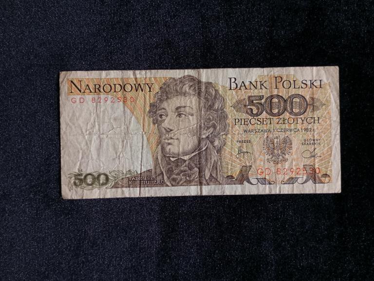 Польша 500 злотых 1982 года