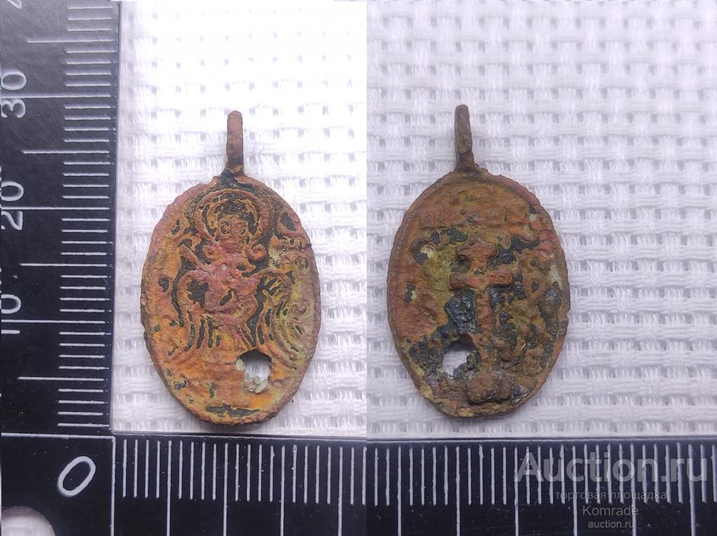 Нательная иконка образок Царская Россия