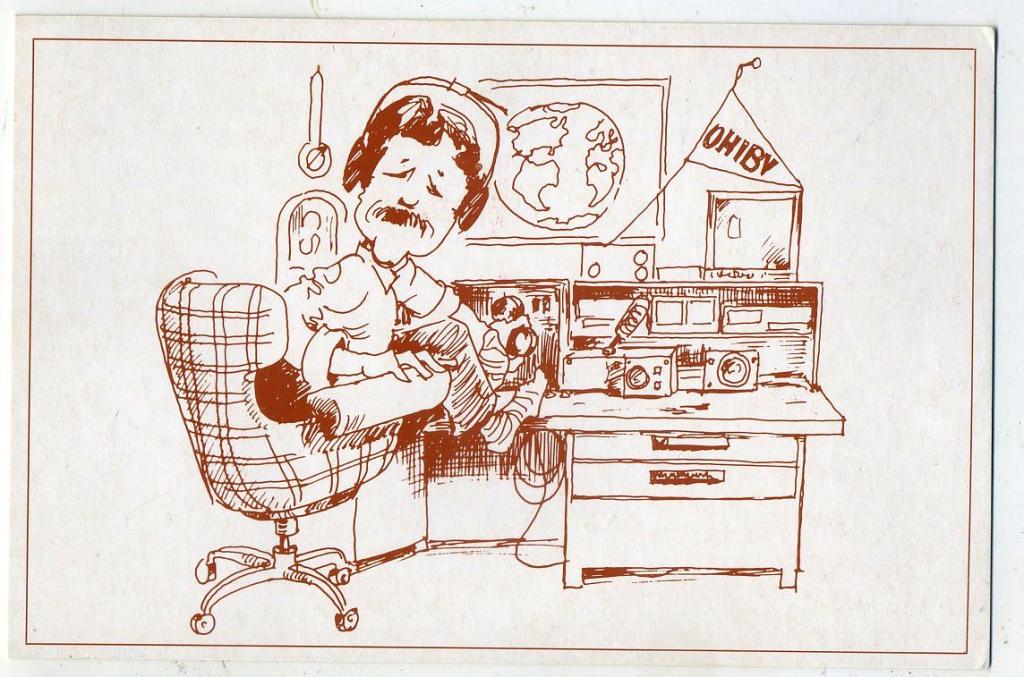 Карточка радиообмена QSL - Финляндия, Хельсинки 1999 год (РК-20)-20
