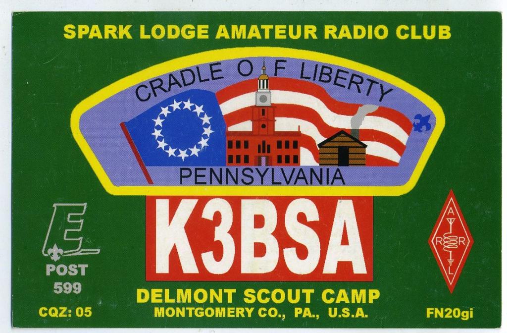 Карточка радиообмена QSL - США, Пенсильвания, Монтгомери 1999 год (РК-22)-5