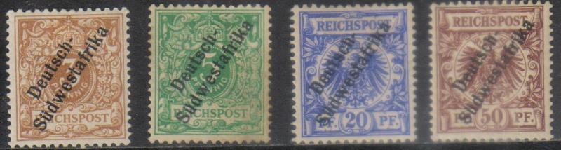 ГЕРМАНИЯ. КОЛОНИИ. ЮГО-ЗАПАДНАЯ АФРИКА. ПОЧТОВЫЕ МАРКИ. MLH. Mich 5-10 - 2329