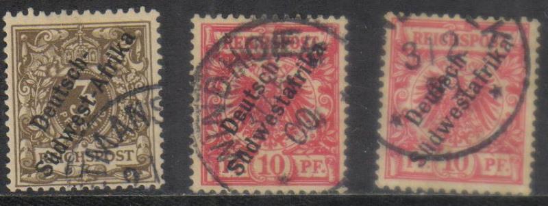 ГЕРМАНИЯ. КОЛОНИИ. ЮГО-ЗАПАДНАЯ АФРИКА. ПОЧТОВЫЕ МАРКИ. MLH. Mich 5-10 - 2329А