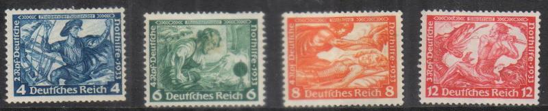 ГЕРМАНИЯ. ПОЧТОВЫЕ МАРКИ. ВАГНЕР. Mich 499-507. MLH - 2843