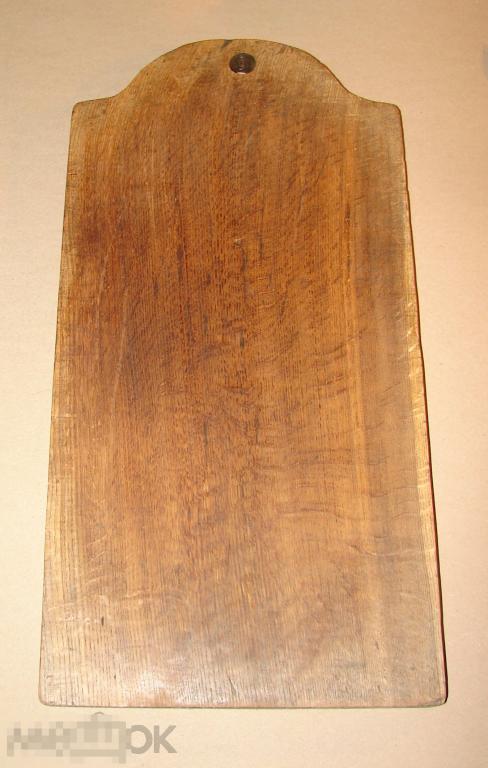Дореволюционная дубовая разделочная доска.